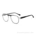 Última moda CE e FDA Full Round Round Quality Acetato Prescription Eyes Glasses Frame